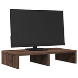 Vidaxl Monitor standard 50x27x10 cm en bois transformé en chêne brun coloré - afbeelding 3