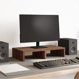 Vidaxl Monitor standard 50x27x10 cm en bois transformé en chêne brun coloré - afbeelding 1