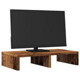 Vidaxl Monitor Standard 50x27x10 cm Bois transformé Old Wood -Colored - afbeelding 3