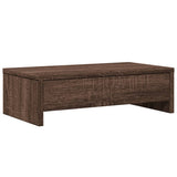 Support de moniteur Vidaxl avec tiroirs 50x27x15 cm en bois brun chêne coloré - afbeelding 2