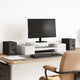 Support de moniteur Vidaxl avec espace de stockage 70x27x15 cm Bois de bois transformé