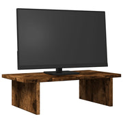 Le moniteur Vidaxl comprend 50x27x15 cm de chêne fumé en bois de bois de couleur - afbeelding 3