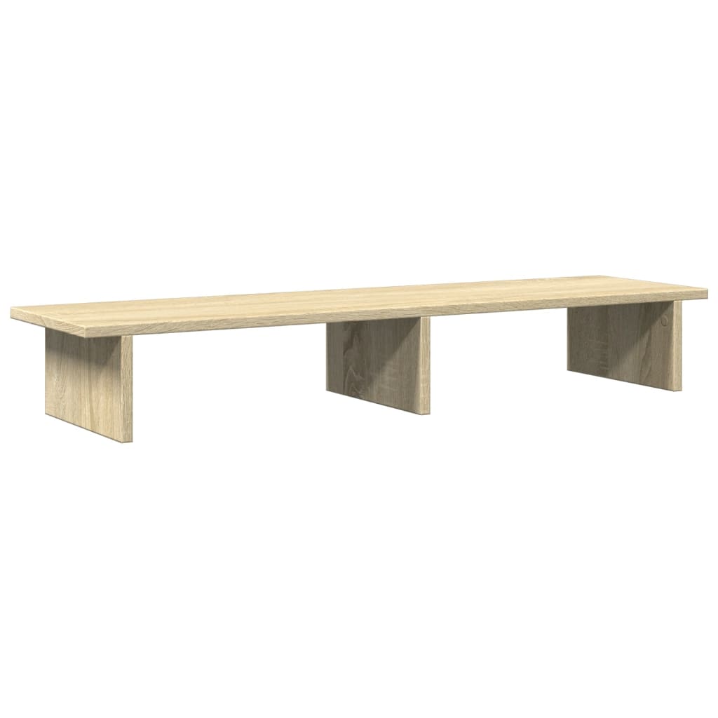 Vidaxl Monitor Standard 100x27x15 cm Processus de chêne sonoma en bois de bois -colore