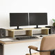 Vidaxl Monitor Standard 100x27x15 cm Processus de chêne sonoma en bois de bois -colore