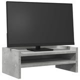 Vidaxl Monitor Stand 42x24x16 cm Betongrij en bois transformé - afbeelding 3