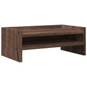Support de moniteur Vidaxl 42x24x16 cm en bois de bois de bois de bois de couleur brun - afbeelding 2
