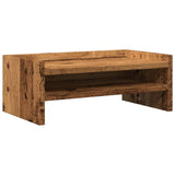 Support de moniteur Vidaxl 42x24x16 cm Bois transformé ancien en bois coloré - afbeelding 2