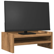 Vidaxl Monitor Stand 42x24x16 cm Couleur de chêne artisanal en bois transformé - afbeelding 3