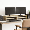 Vidaxl Monitor se dresse 100x24x16 cm en bois de bois de bois de chêne sonoma