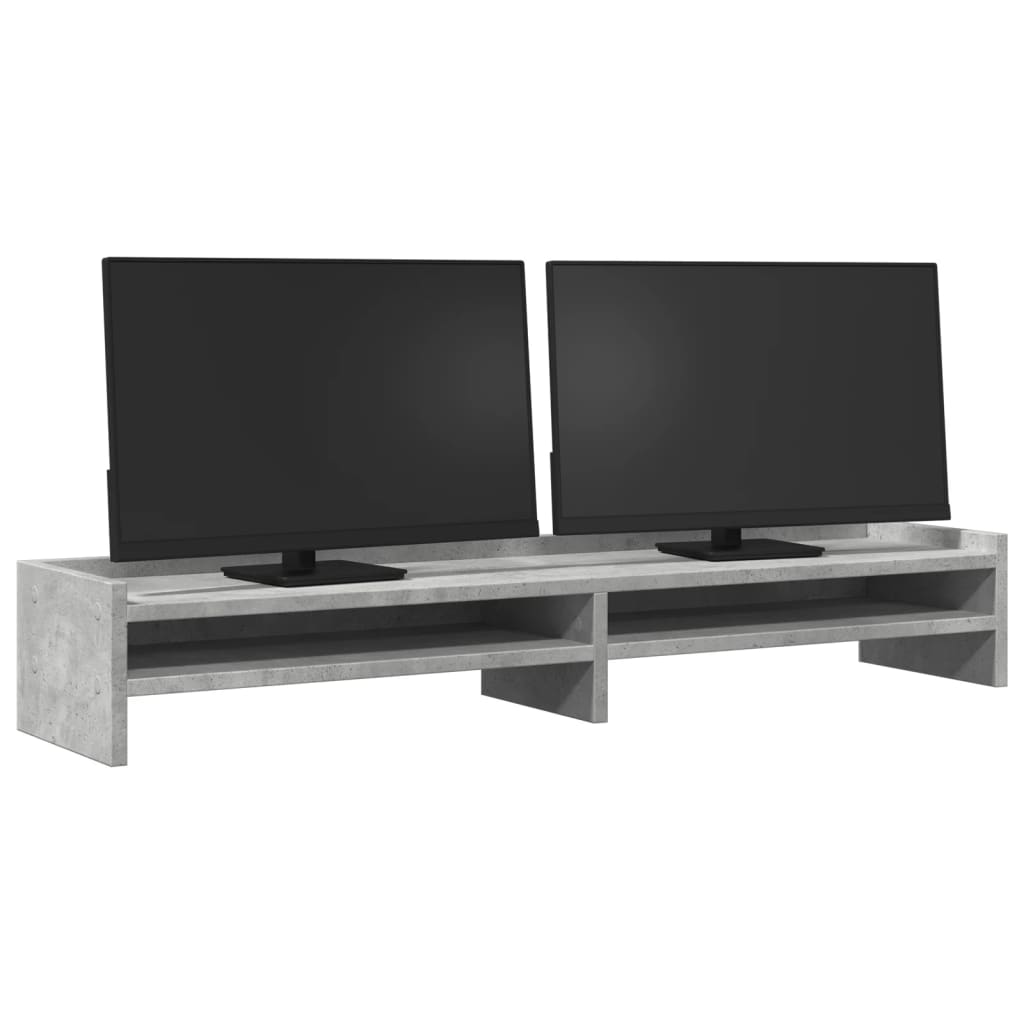 Vidaxl Monitor Standard 100x24x16 cm Prix de béton en bois transformé