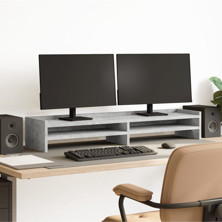Vidaxl Monitor Standard 100x24x16 cm Prix de béton en bois transformé