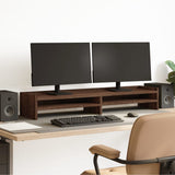 Vidaxl Monitor standard 100x24x16 cm en bois transformé en chêne brun coloré - afbeelding 1
