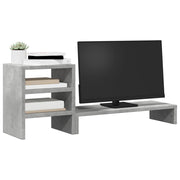 Support de moniteur Vidaxl avec Betongrij en bois édité en bois édité Betongrijs - afbeelding 3