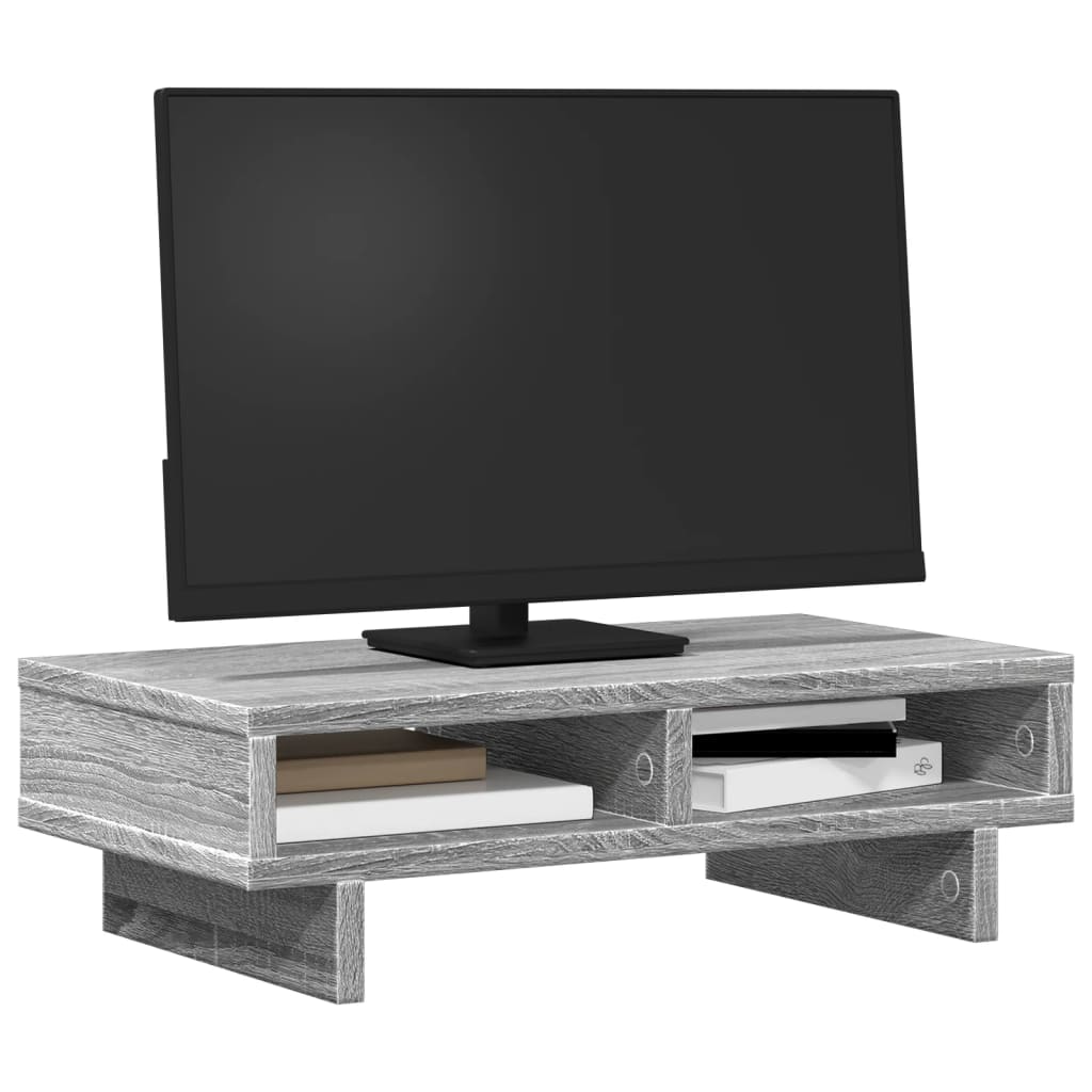 Le moniteur Vidaxl comprend 50x27x15 cm en bois de bois de bois de bois sonoma