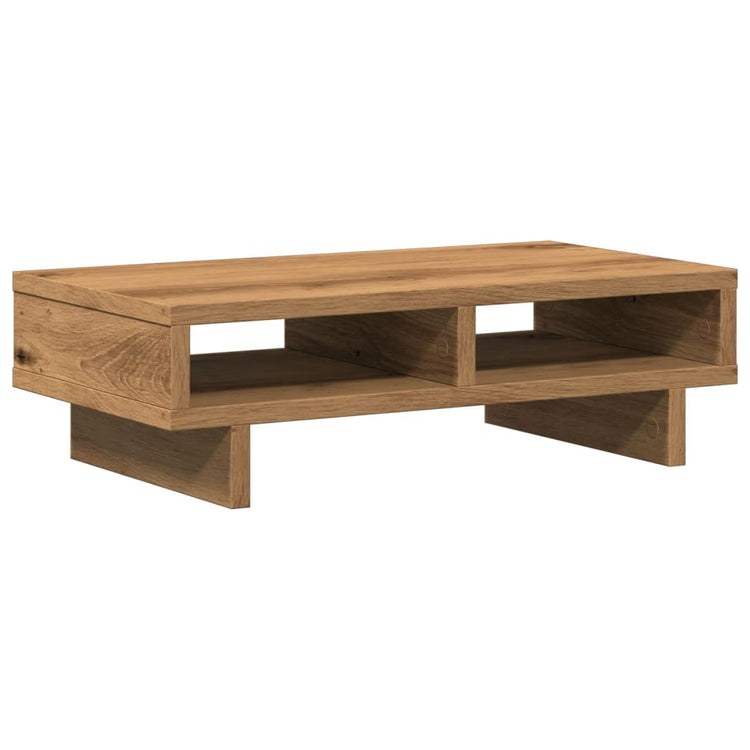 Vidaxl Monitor Standard 50x27x15 cm Couleur de chêne artisanal en bois transformé