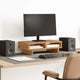 Vidaxl Monitor Standard 50x27x15 cm Couleur de chêne artisanal en bois transformé
