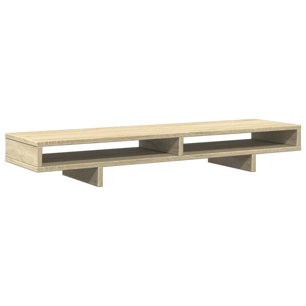 Vidaxl Monitor Standard 100x27x15 cm Processus de chêne sonoma en bois de bois -colore