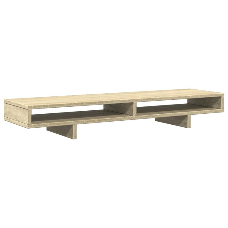 Vidaxl Monitor Standard 100x27x15 cm Processus de chêne sonoma en bois de bois -colore