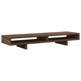 Vidaxl Monitor standard 100x27x15 cm en bois transformé en chêne brun coloré - afbeelding 2