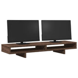 Vidaxl Monitor standard 100x27x15 cm en bois transformé en chêne brun coloré - afbeelding 3