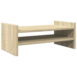 Vidaxl Monitor Stand 50x27x20 cm en bois transformé en chêne sonoma -colored - afbeelding 2