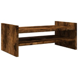 Le moniteur Vidaxl comprend 50x27x20 cm en bois de bois fumé en bois coloré - afbeelding 2