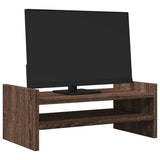 Vidaxl Monitor standard 50x27x20 cm en bois transformé en chêne brun coloré - afbeelding 3