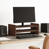 Vidaxl Monitor standard 50x27x20 cm en bois transformé en chêne brun coloré - afbeelding 1