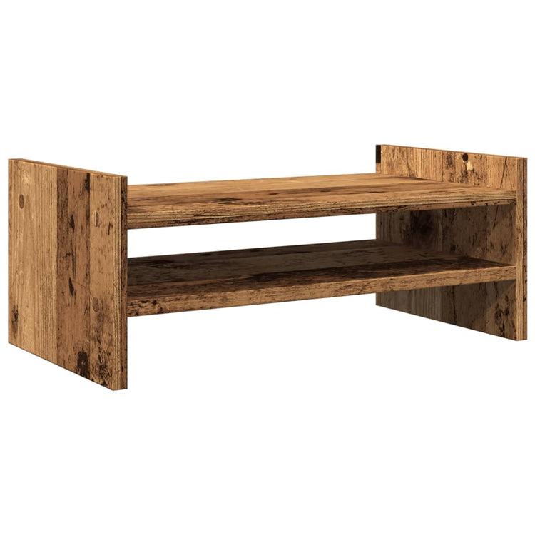 Le moniteur Vidaxl comprend 50x27x20 cm en bois transformé Old Wood -Colored
