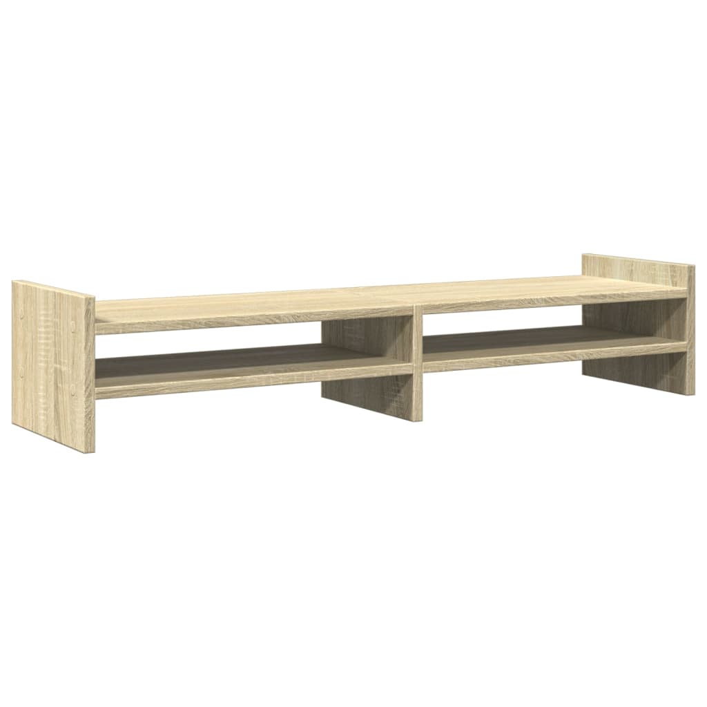 Vidaxl Monitor standard 100x27x20 cm Processus de bois de chêne sonoma coloré