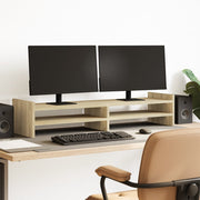 Vidaxl Monitor standard 100x27x20 cm Processus de bois de chêne sonoma coloré - afbeelding 1