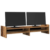Vidaxl Monitor standard 100x27x20 cm Bois transformé vieux bois coloré - afbeelding 3