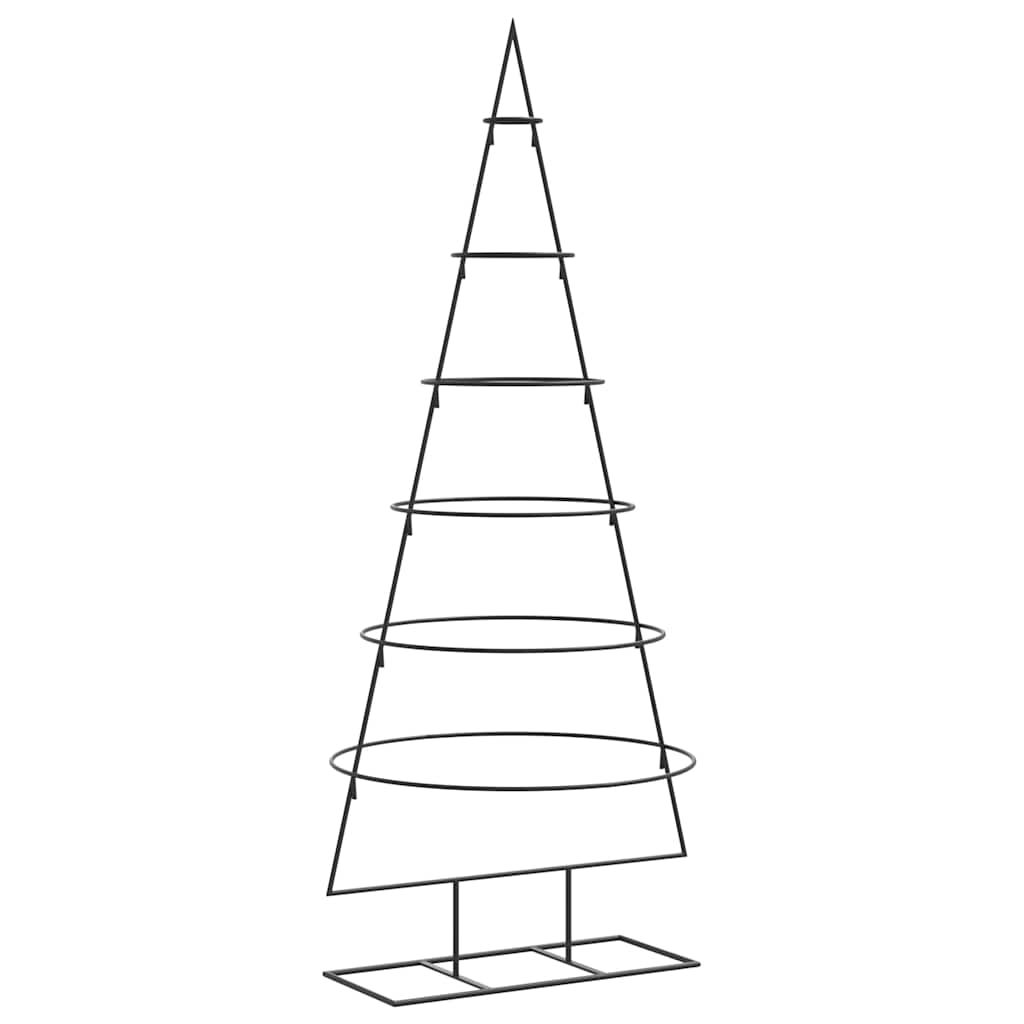 VidaXL décoration de Noël sapin de Noël 150 cm métal noir