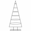 VidaXL décoration de Noël sapin de Noël 150 cm métal noir