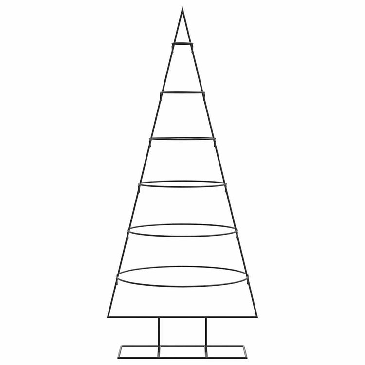 VidaXL décoration de Noël sapin de Noël 150 cm métal noir
