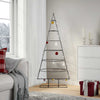VidaXL décoration de Noël sapin de Noël 150 cm métal noir