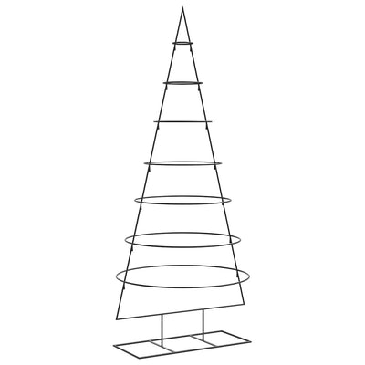 VidaXL décoration de Noël sapin de Noël 180 cm métal noir