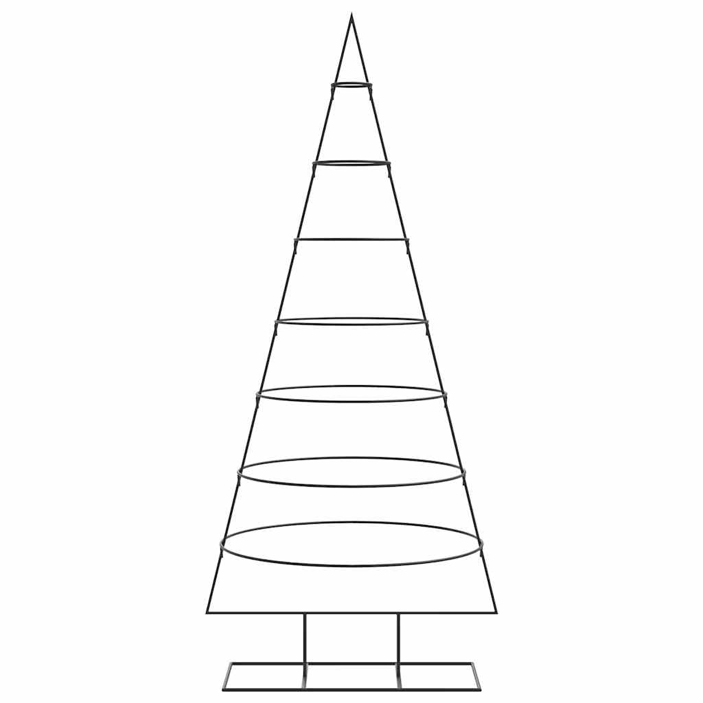 VidaXL décoration de Noël sapin de Noël 180 cm métal noir