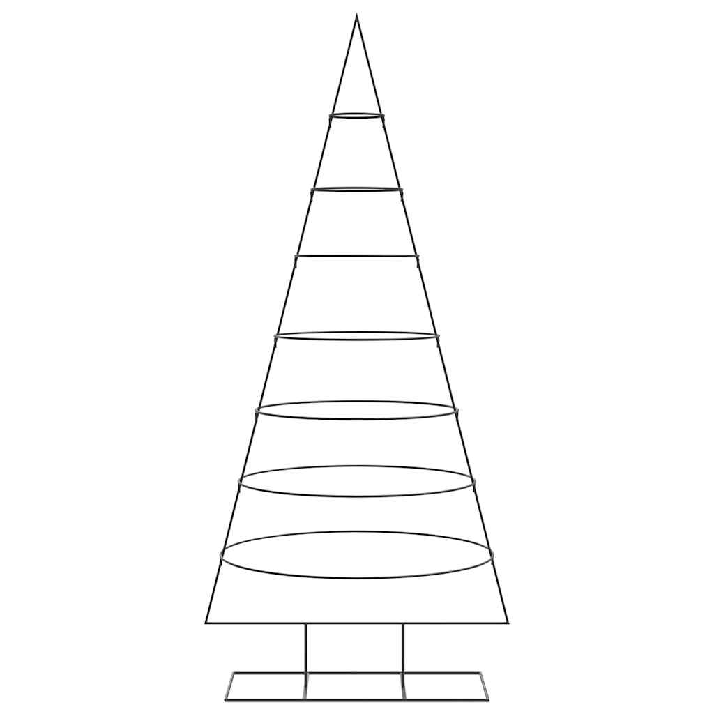 VidaXL décoration de Noël sapin de Noël 210 cm métal noir