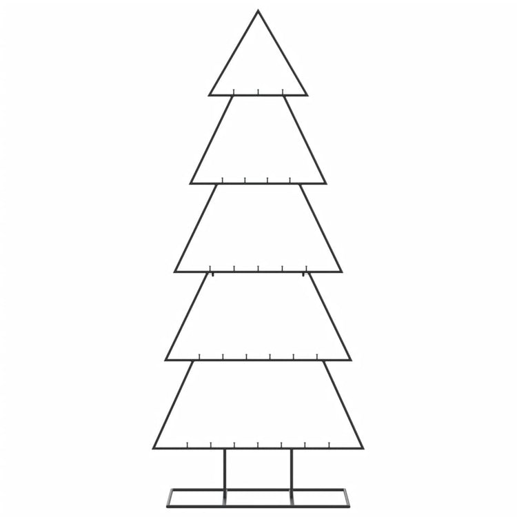 VidaXL décoration de Noël sapin de Noël 150 cm métal noir