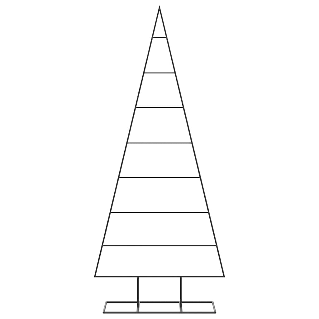 VidaXL décoration de Noël sapin de Noël 150 cm métal noir