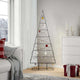 VidaXL décoration de Noël sapin de Noël 150 cm métal noir