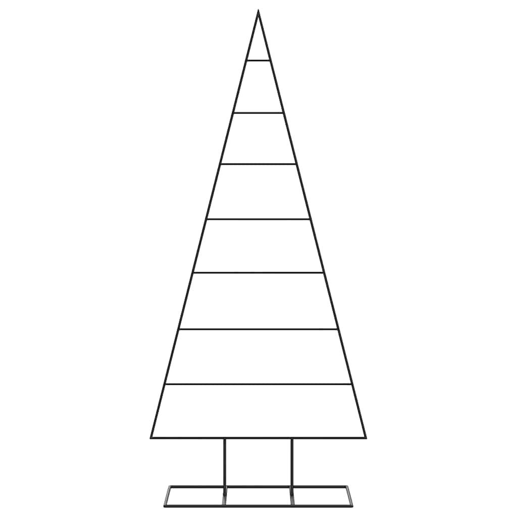 VidaXL décoration de Noël sapin de Noël 180 cm métal noir