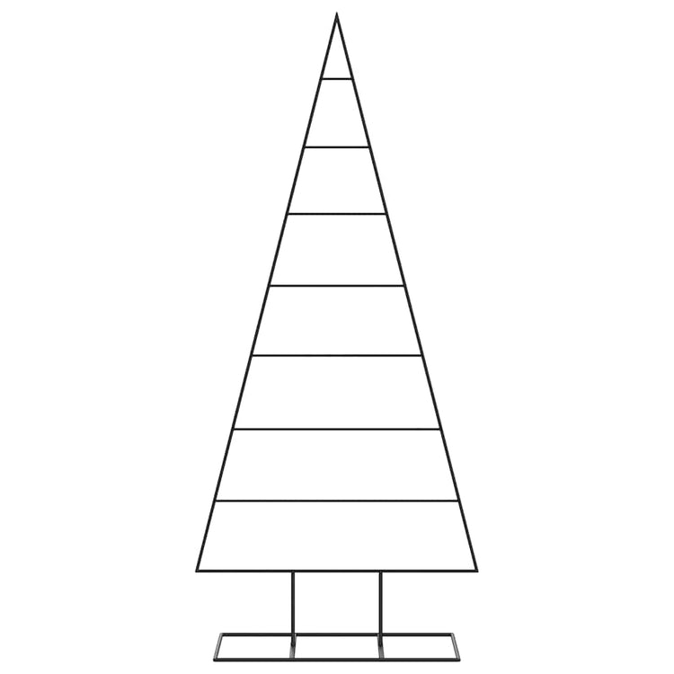 VidaXL décoration de Noël sapin de Noël 180 cm métal noir