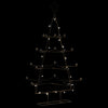 Vidaxl Christmas Decoration Tree de Noël 140 cm Métal noir