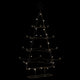 Vidaxl Christmas Decoration Tree de Noël 140 cm Métal noir