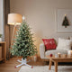 Support d'arbre de Noël Vidaxl 61x61x15,5 cm blanc