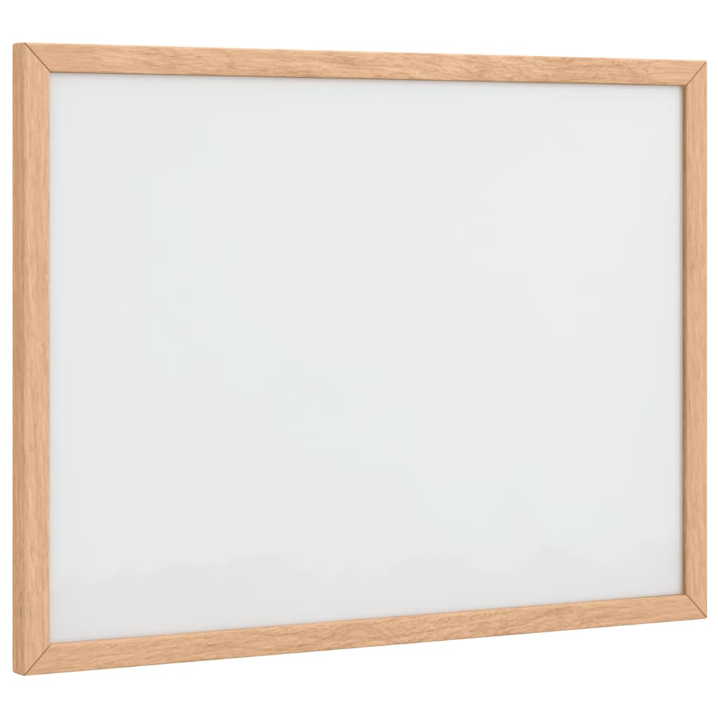 Tableau blanc magnétique Vidaxx avec cadre en pin massif 40x30 cm