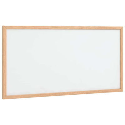 Tableau blanc magnétique Vidaxx avec cadre en pin massif 60x30 cm