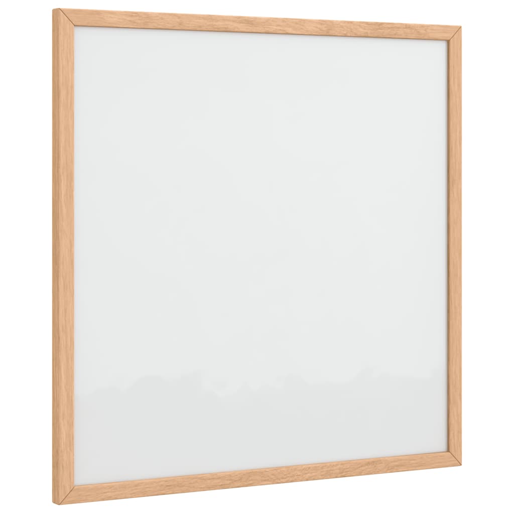 Tableau blanc magnétique Vidaxx avec cadre en pin massif 40x40 cm